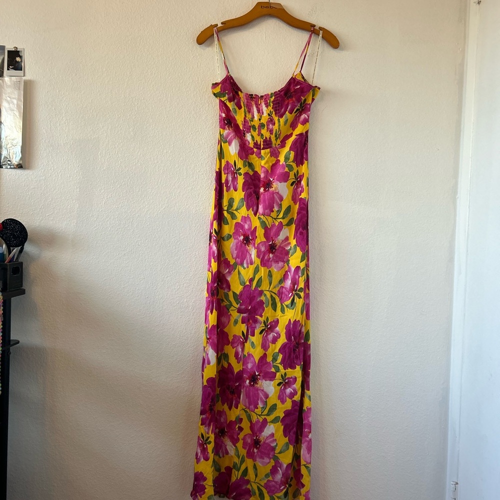 Favorite Daughter The One That Got Away Floral Keyhole Maxi Dress Size 6 - Picture 5 of 11